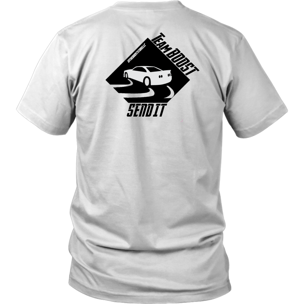TeamBOOST Full send T-Shirt (front and back)