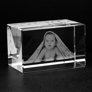 personalized crystal block