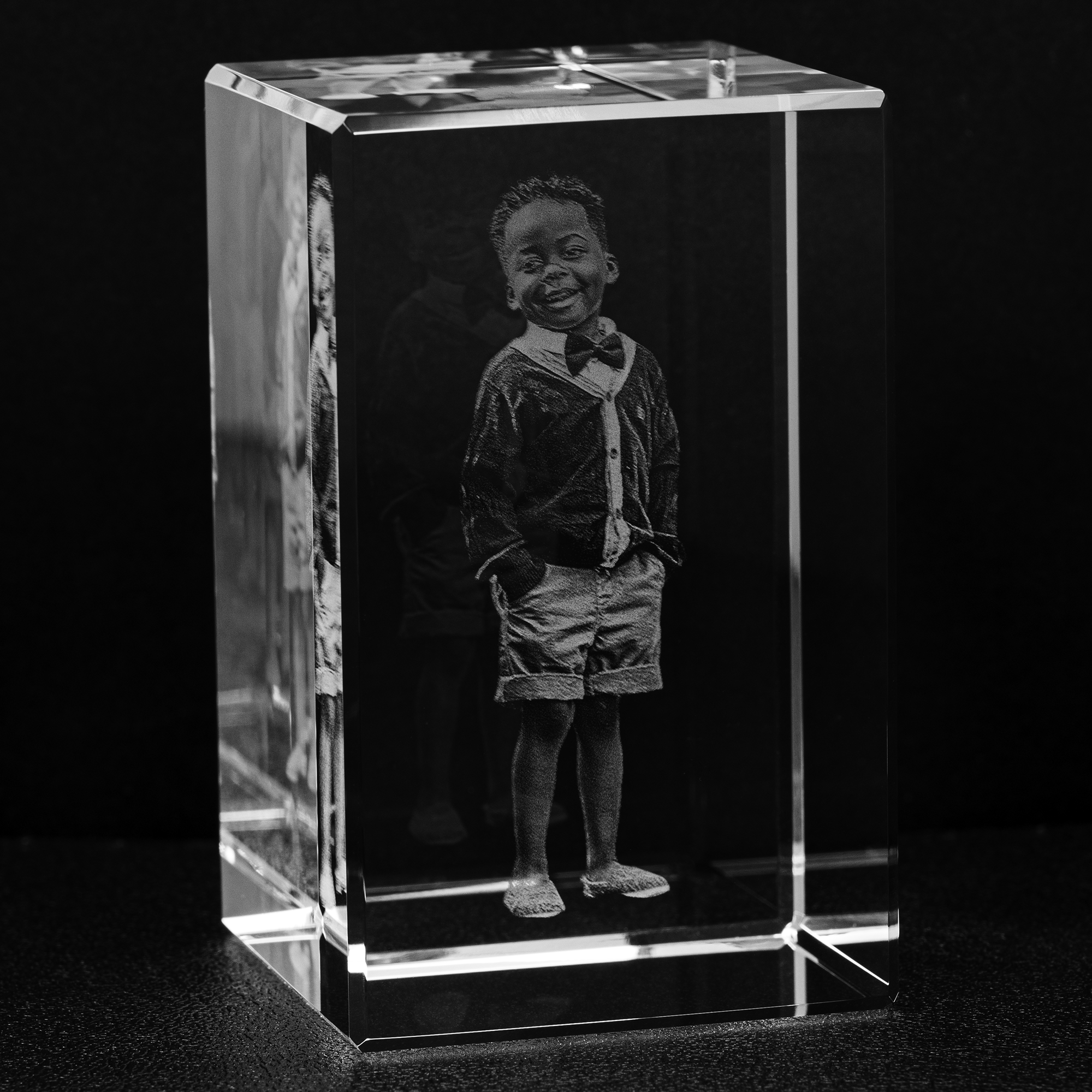 personalized crystal block