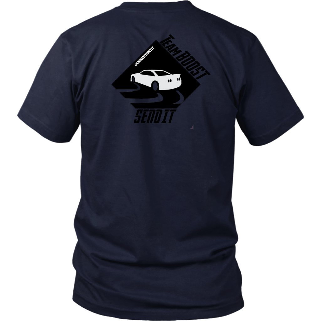 TeamBOOST Full send T-Shirt (front and back)