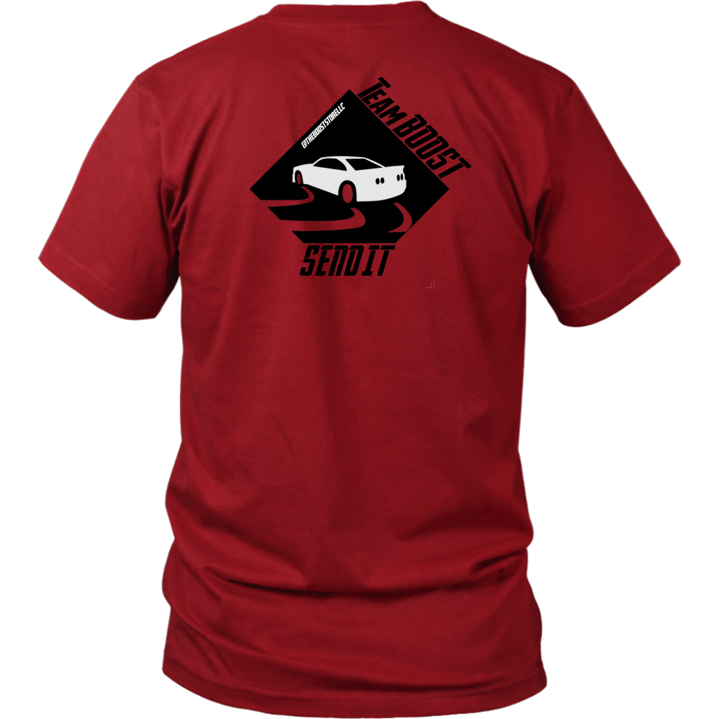 TeamBOOST Full send T-Shirt (front and back)