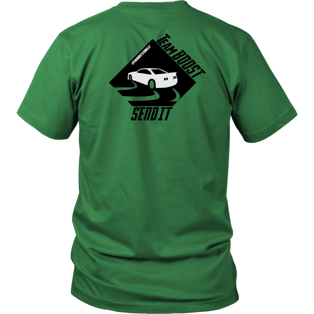 TeamBOOST Full send T-Shirt (front and back)