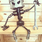 piston man business card holder