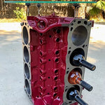 Engine Block Wine Rack