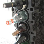 Engine Block Wine Rack
