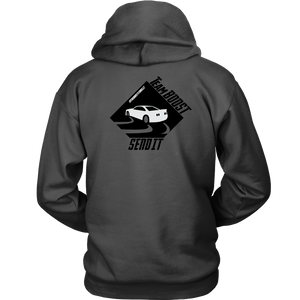 TeamBOOST Full send Hoodie (front and back)