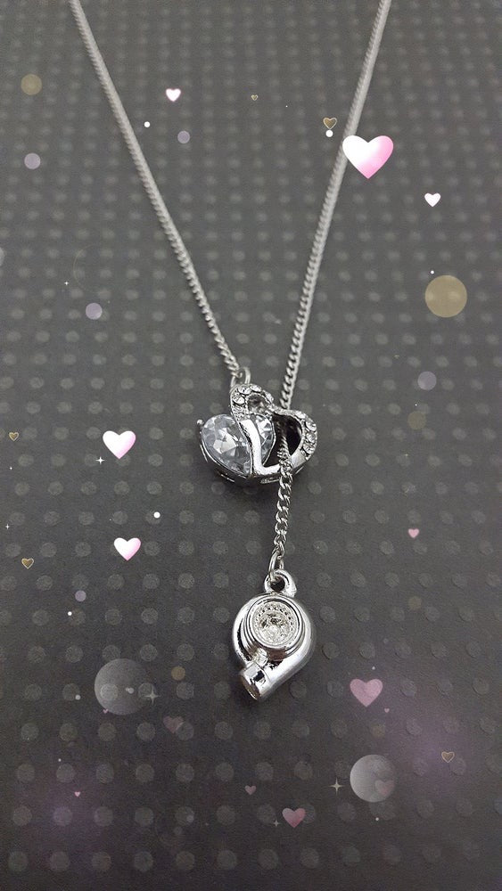 Turbo heart pendant necklace