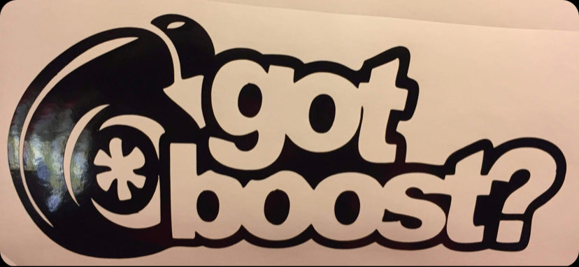 Got boost turbo decal