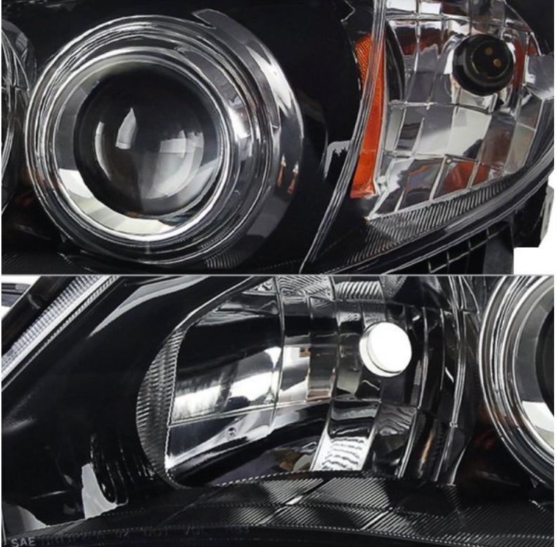 Spyder Xtune Black projector headlights