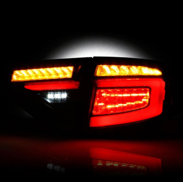 Spyder® - Black Sequential Fiber Optic LED tail light 2013 Subaru wrx