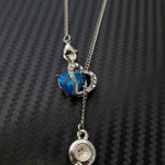 Turbo heart pendant necklace