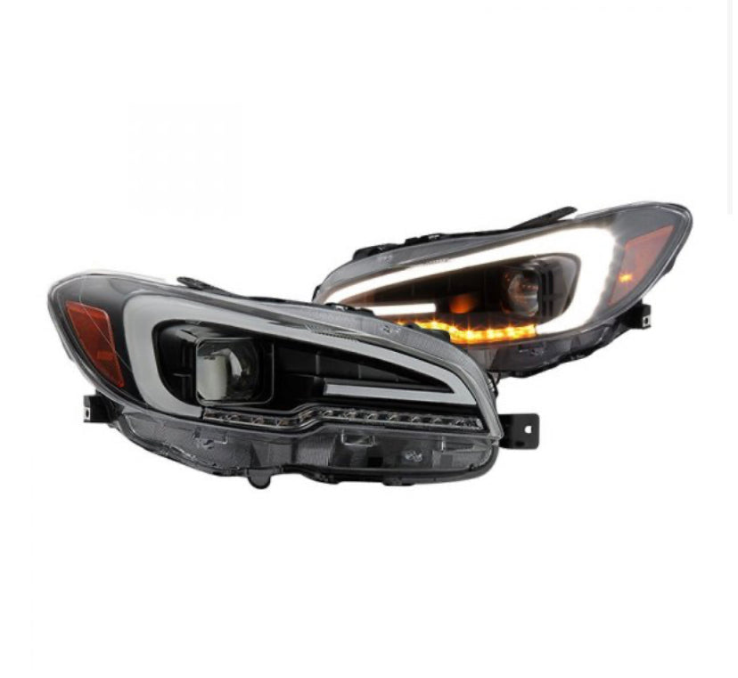 Subaru 2015-2017 Spyder Xtune® - Black/Smoke LED DRL Bar Projector Headlights