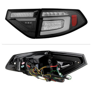 Spyder® - Black Sequential Fiber Optic LED tail light 2013 Subaru wrx