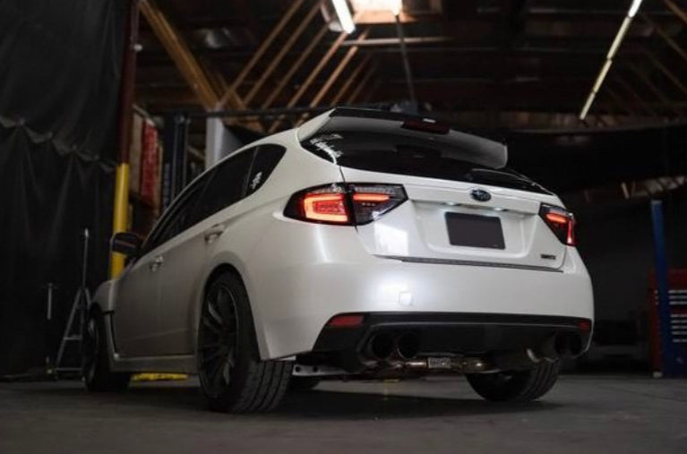 Spyder® - Black Sequential Fiber Optic LED tail light 2013 Subaru wrx