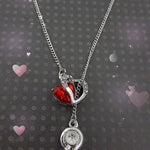 Turbo heart pendant necklace