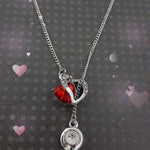 Turbo heart pendant necklace