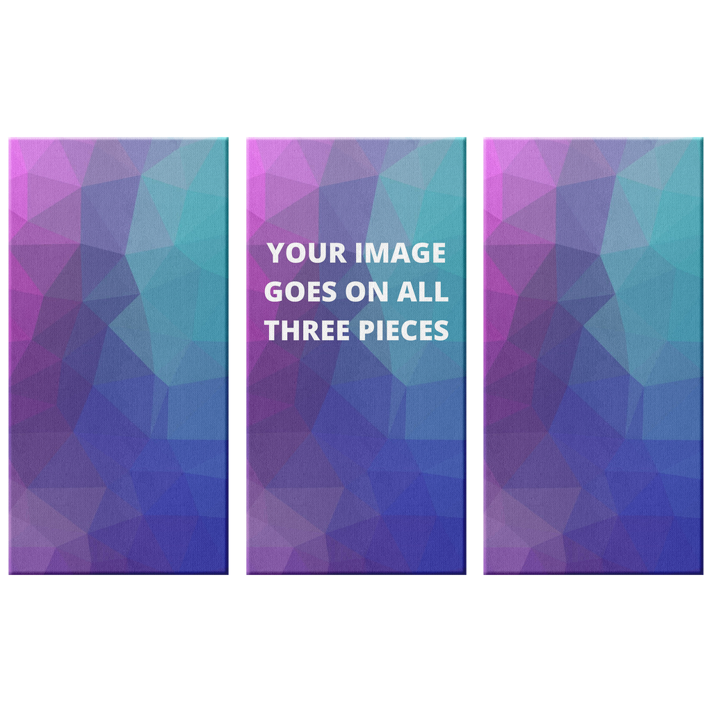 CUSTOM 3 PIECE WALL CANVAS
