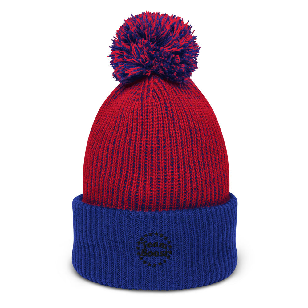 TeamBOOST Logo Pom-Pom Beanie