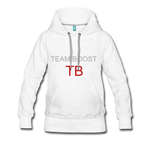 womens Team BOOST HOODIE - white