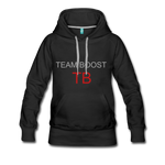 womens Team BOOST HOODIE - black