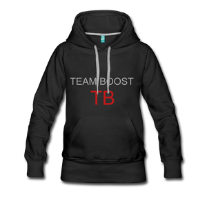 womens Team BOOST HOODIE - black