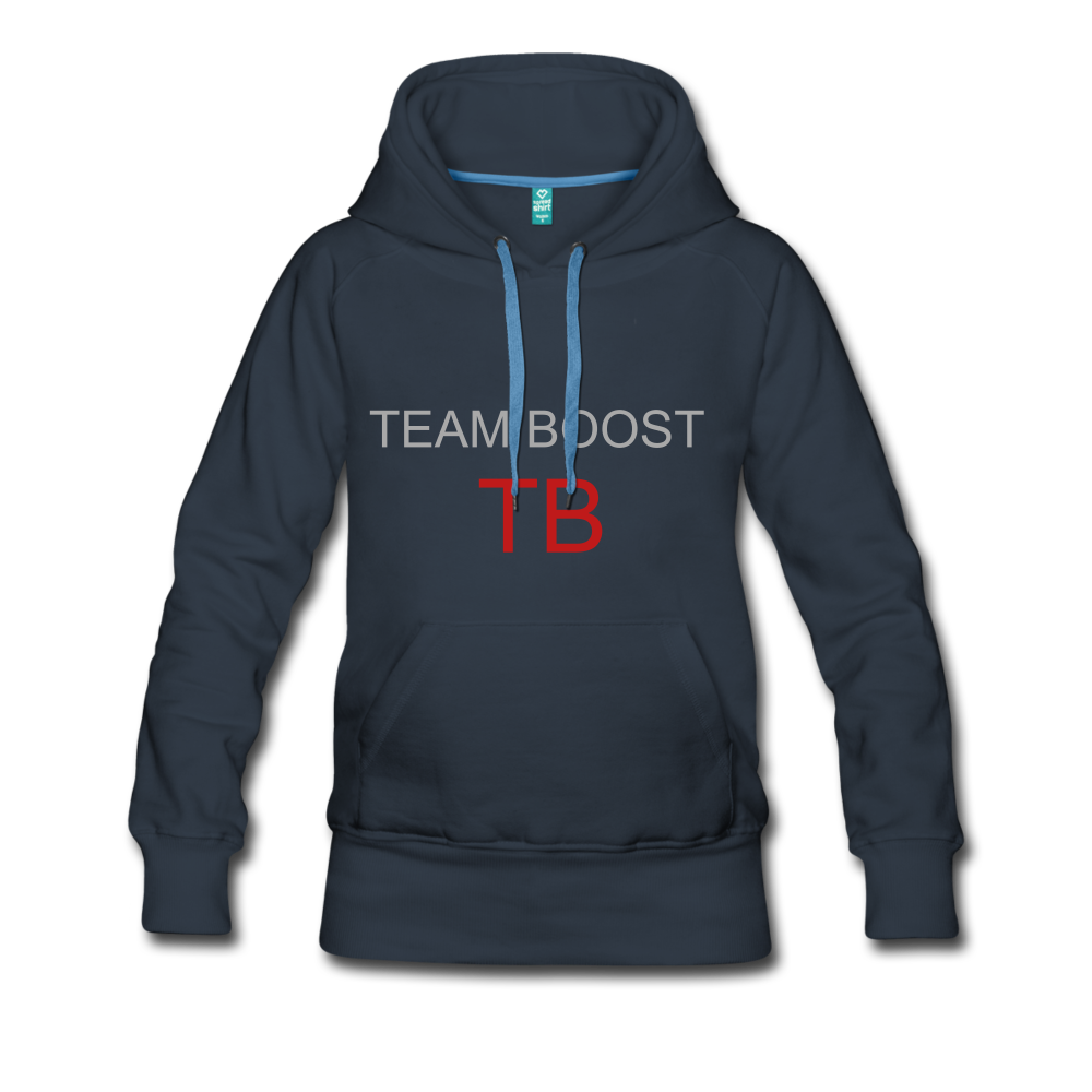 womens Team BOOST HOODIE - navy