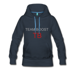 womens Team BOOST HOODIE - navy