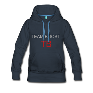 womens Team BOOST HOODIE - navy