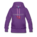 womens Team BOOST HOODIE - purple