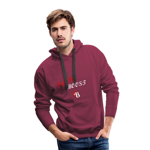 Team Boost( Normal lettering)  Hoodie - burgundy