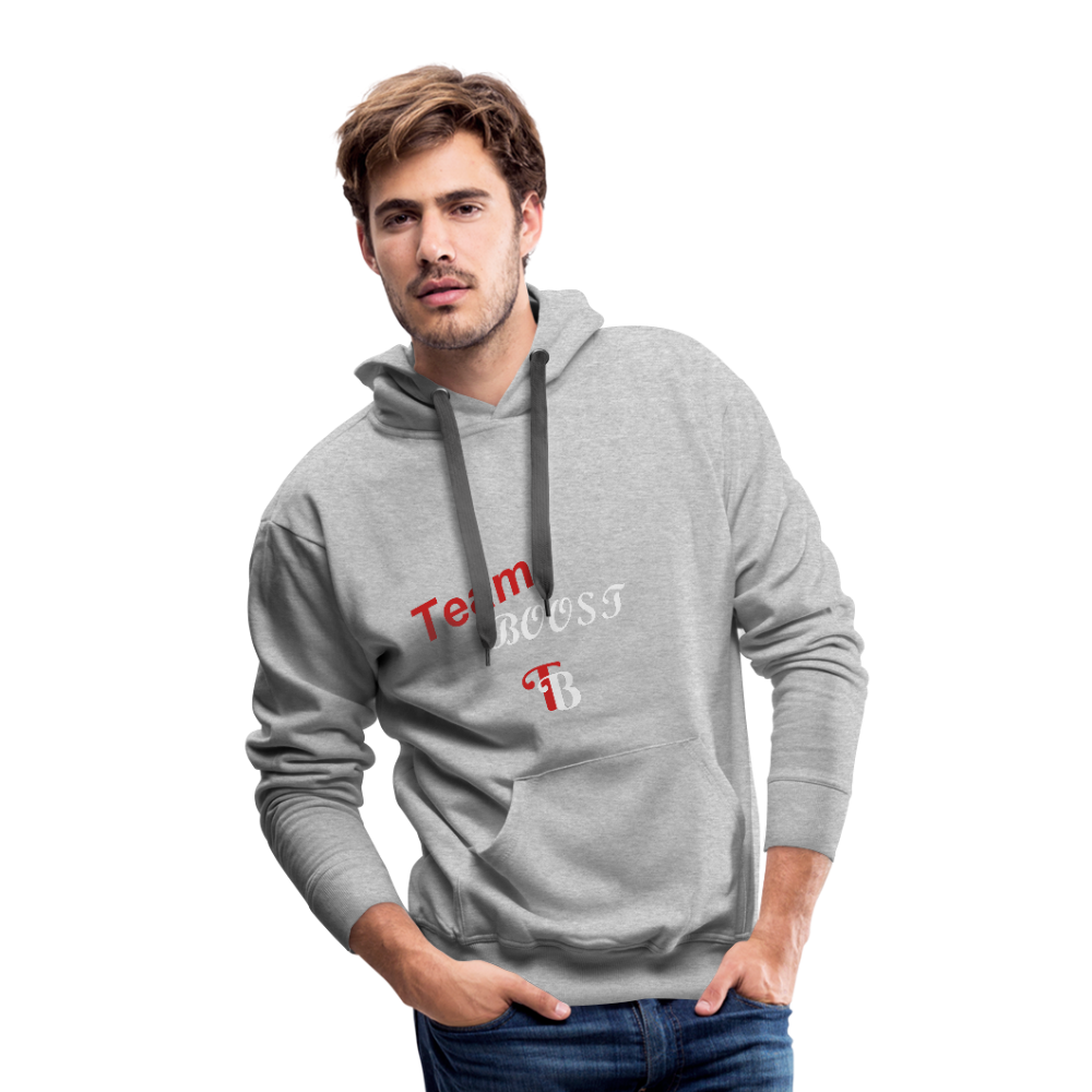 Team Boost( Normal lettering)  Hoodie - heather gray