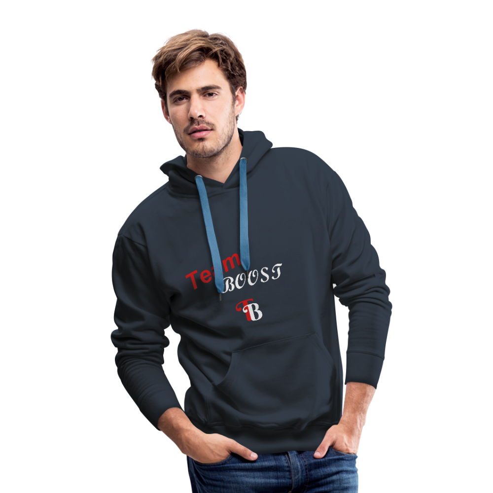 Team Boost( Normal lettering)  Hoodie - navy