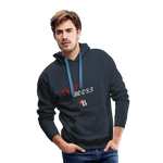 Team Boost( Normal lettering)  Hoodie - navy