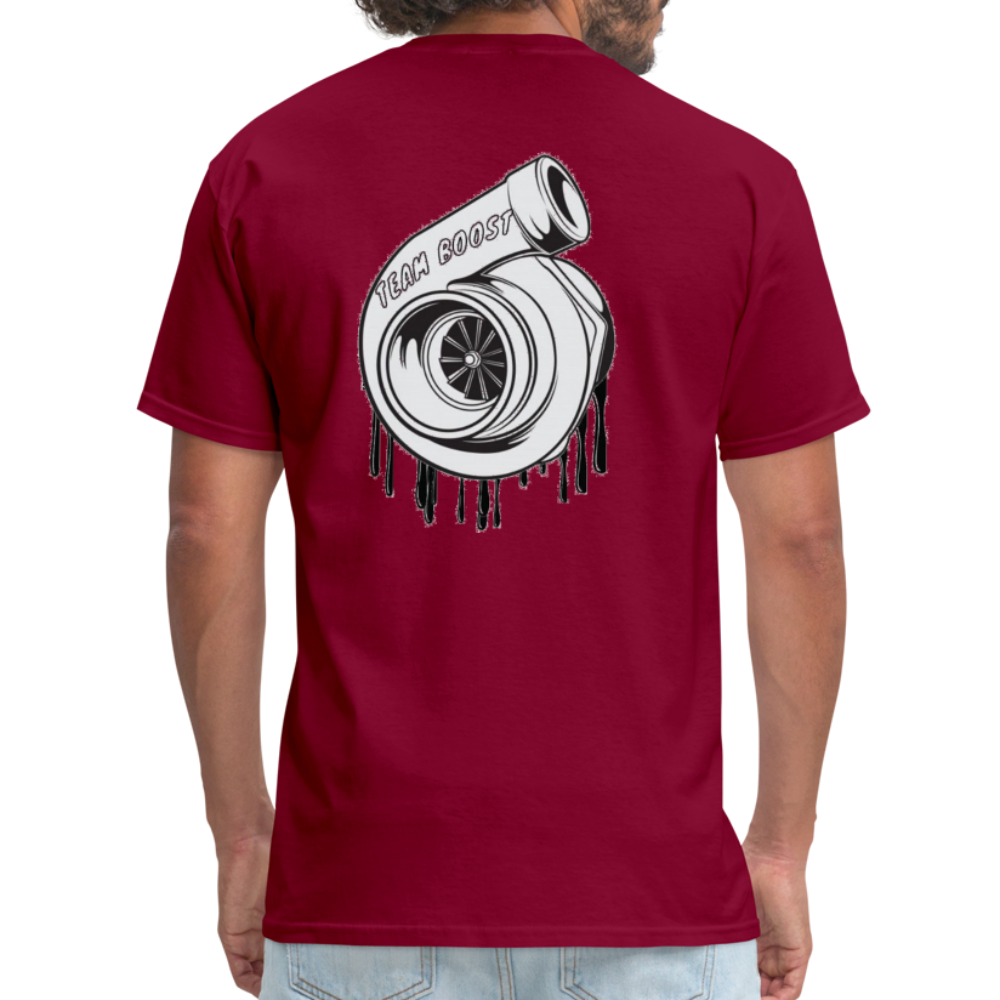 TeamBOOST Turbo T-Shirt - burgundy
