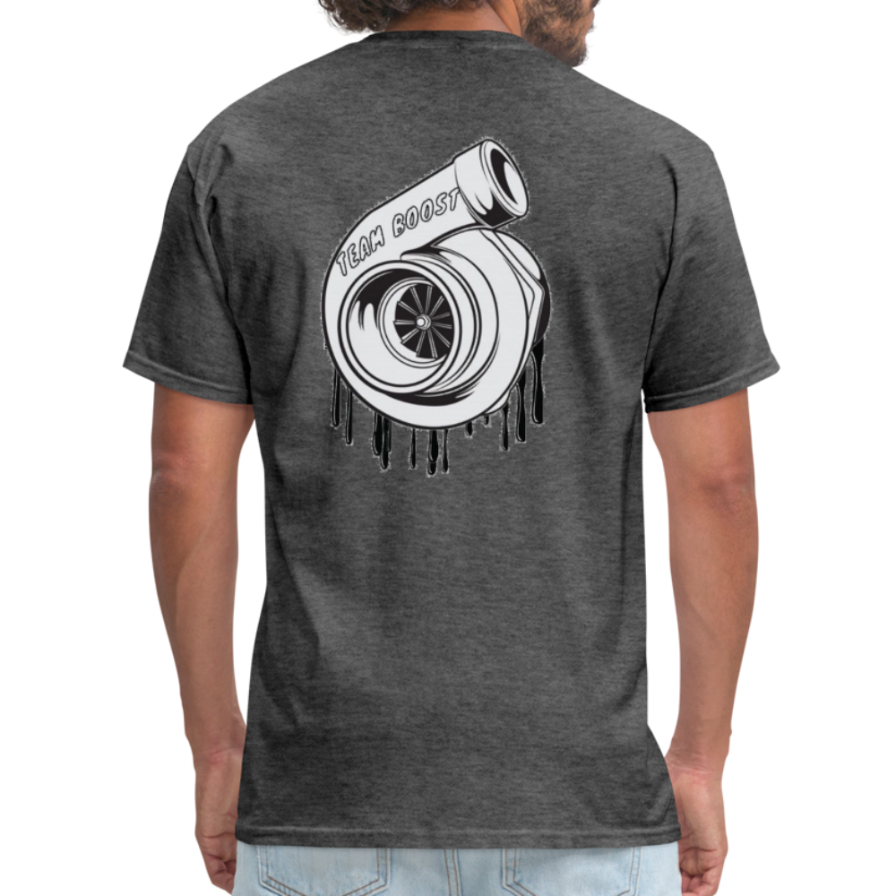 TeamBOOST Turbo T-Shirt - heather black