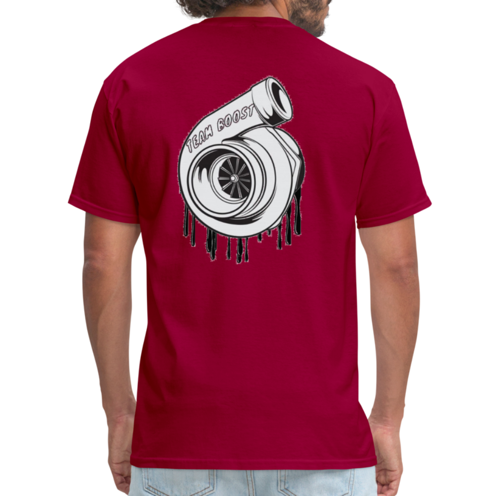 TeamBOOST Turbo T-Shirt - dark red