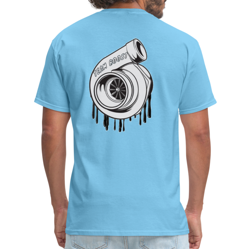 TeamBOOST Turbo T-Shirt - aquatic blue