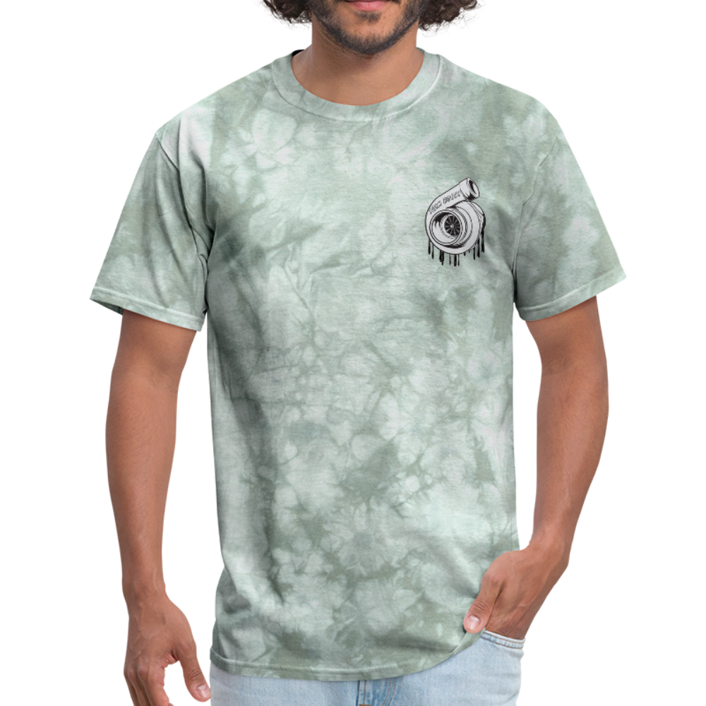 TeamBOOST Turbo T-Shirt - military green tie dye