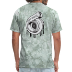 TeamBOOST Turbo T-Shirt - military green tie dye