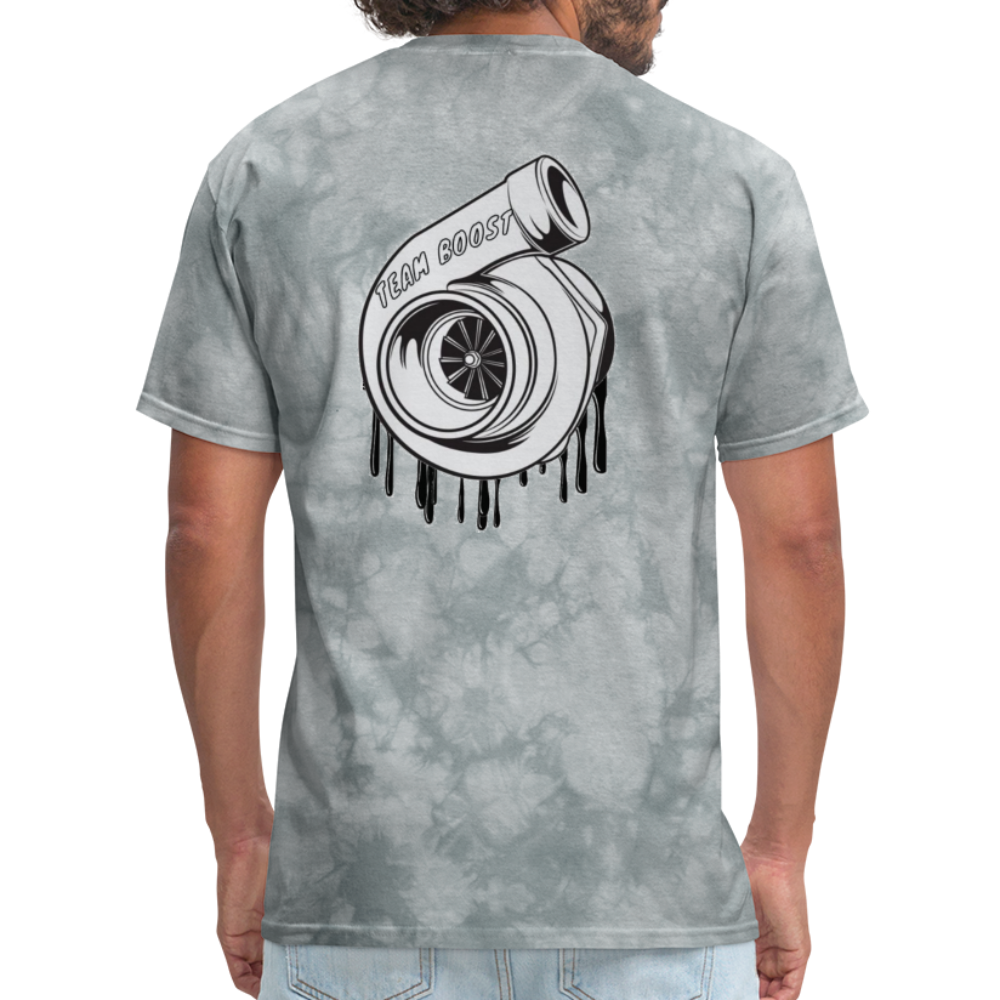 TeamBOOST Turbo T-Shirt - grey tie dye