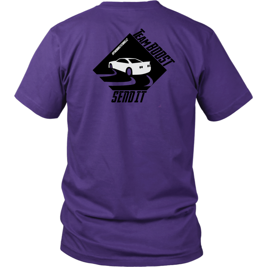 TeamBOOST Full send T-Shirt (front and back)
